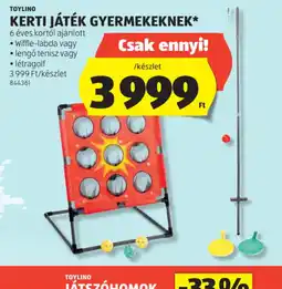 ALDI Kerti Játék Gyermekeknek ajánlat