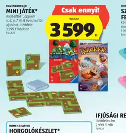 ALDI Ravensburger Mini Játék ajánlat