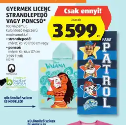 ALDI Gyermek Licenc Strandlepedő vagy Poncs ajánlat