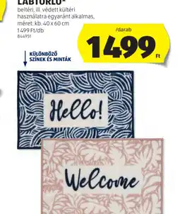 ALDI Home Creation Lábtörlő ajánlat