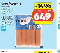ALDI Sertésviršli ajánlat