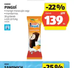 ALDI Kinder Pingui ajánlat