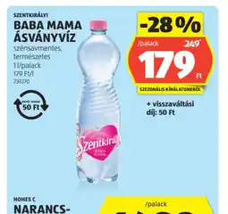 ALDI Szentkirályi Baba Mama Ásványvíz ajánlat