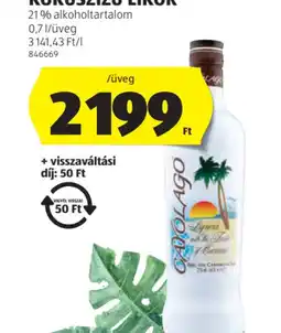 ALDI Cayolago Kkuszízű Likőr ajánlat
