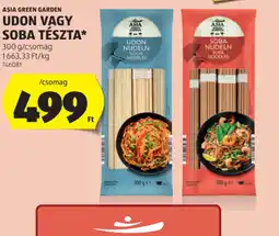 ALDI Asia Green Garden Udon vagy Soba Tészta ajánlat