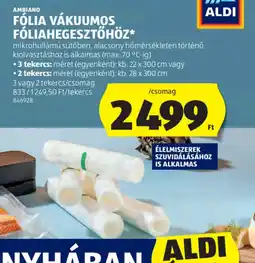 ALDI Ambianto Flia vákuumos fliahegesztőhöz ajánlat