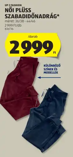 ALDI Női plüss szabadidőnadrág ajánlat
