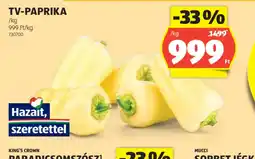 ALDI TV-Paprika ajánlat