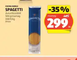 ALDI Cucina Nobile Spaghetti ajánlat