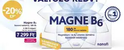 Benu Gyógyszertárak Magne B6 bevont tabletta ajánlat