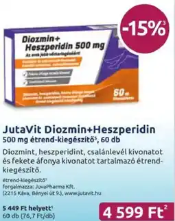 Benu Gyógyszertárak JutaVit Diozmin+Heszperidin étrend- kiegészítő ajánlat