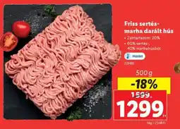 Lidl Friss sertésmarha darált hús ajánlat