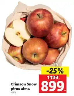 Lidl Crimson Snow piros alma ajánlat