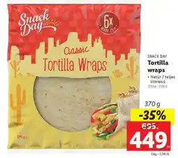 Lidl Snack Day Tortilla wraps ajánlat