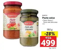 Lidl Baresa Pesto szósz ajánlat