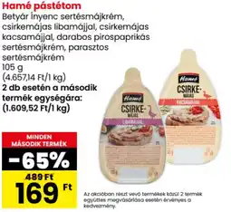 Spar Hamé pástétom ajánlat
