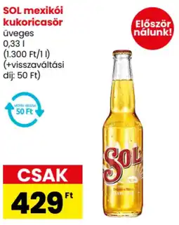 Spar SOL mexikói kukoricasör ajánlat