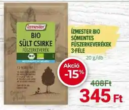 Herbaház Ízmester BIO sómentes fűszerkeverékek ajánlat