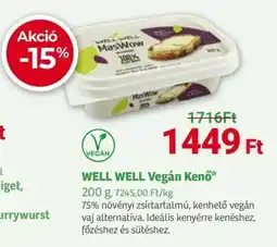 Herbaház WELL WELL Vegán Kenő ajánlat