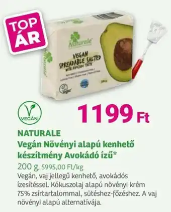 Herbaház Naturale Vegán Növényi alapú kenhető készítmény Avokádó ízű ajánlat