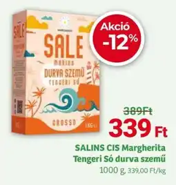 Herbaház SALINS CIS Margherita Tengeri Só durva szemű ajánlat