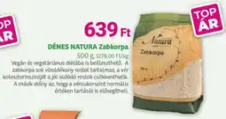 Herbaház Dénes Natura zabpehelyliszt ajánlat