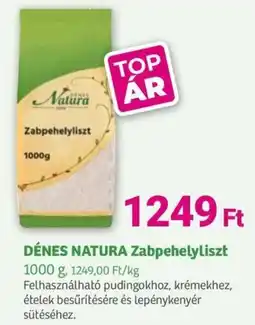 Herbaház Dénes Natura Zabpehelylisz ajánlat