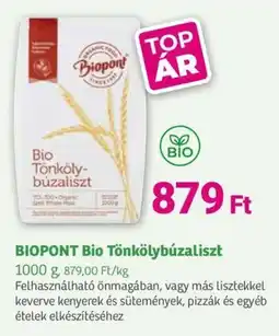 Herbaház Biopont Bio Tönkölybúzaliszt ajánlat