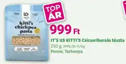 Herbaház It's Us Kitti's csicseriborsós tészta ajánlat