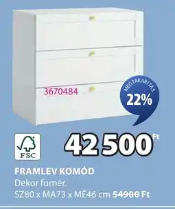JYSK Framlev komód ajánlat