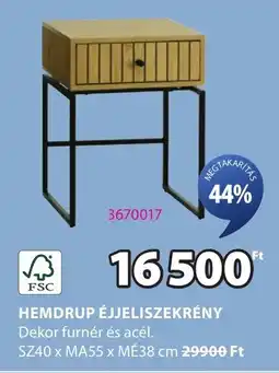 JYSK Hemdrup éjjeliszekrény ajánlat