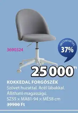 JYSK Kokkedal forgószék ajánlat
