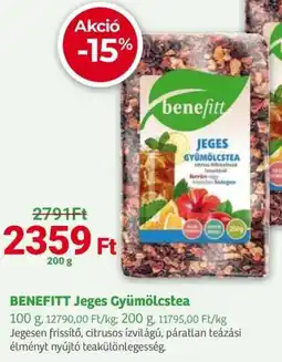 Herbaház Benefitt Jeges Gyümölcstea ajánlat