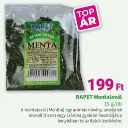 Herbaház RAPET Mentalevél ajánlat