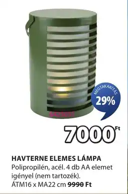 JYSK Havterne elemes lámpa ajánlat