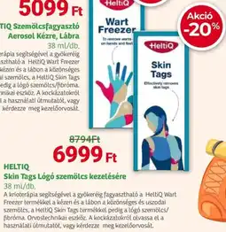 Herbaház HeltiQ Szemölcsfagyasztó Aerosol Kézre, Lábra ajánlat