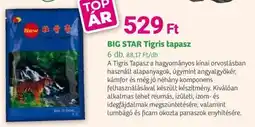 Herbaház BIG STAR Tigris tapasz ajánlat