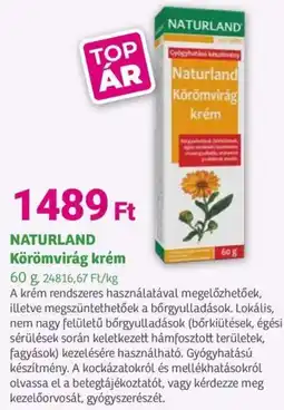 Herbaház NATURLAND Körömvirág krém ajánlat