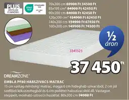 JYSK Dreamzone embla pf80 habszivacs matrac ajánlat