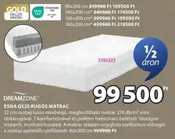JYSK Dreamzone esna gs25 rugós matrac ajánlat
