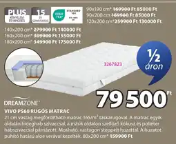 JYSK Dreamzone vivo ps60 rugós matrac ajánlat