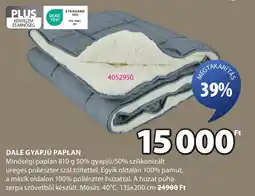 JYSK Dale gyapjú paplan ajánlat