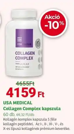 Herbaház USA MEDICAL Collagen Complex kapszula ajánlat