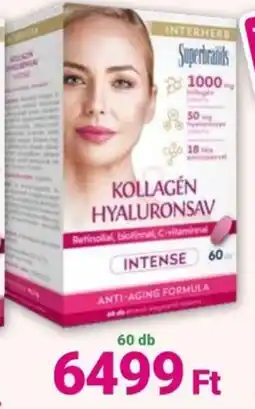 Herbaház INTERHERB Kollagén - Hyaluronsav INTENSE tabletta ajánlat