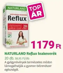 Herbaház NATURLAND Reflux teakeverék ajánlat