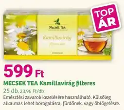 Herbaház Mecsek Tea Kamillavirág filteres ajánlat
