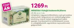 Herbaház HERBÁRIA Vízhajtó teakeverék filteres ajánlat