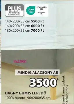 JYSK Dagny gumis lepedő ajánlat