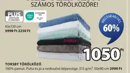 JYSK Torsby törölköző ajánlat