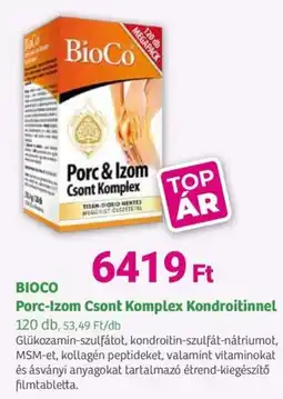 Herbaház BioCo Porc-Izom Csont Komplex Kondroitinnel ajánlat